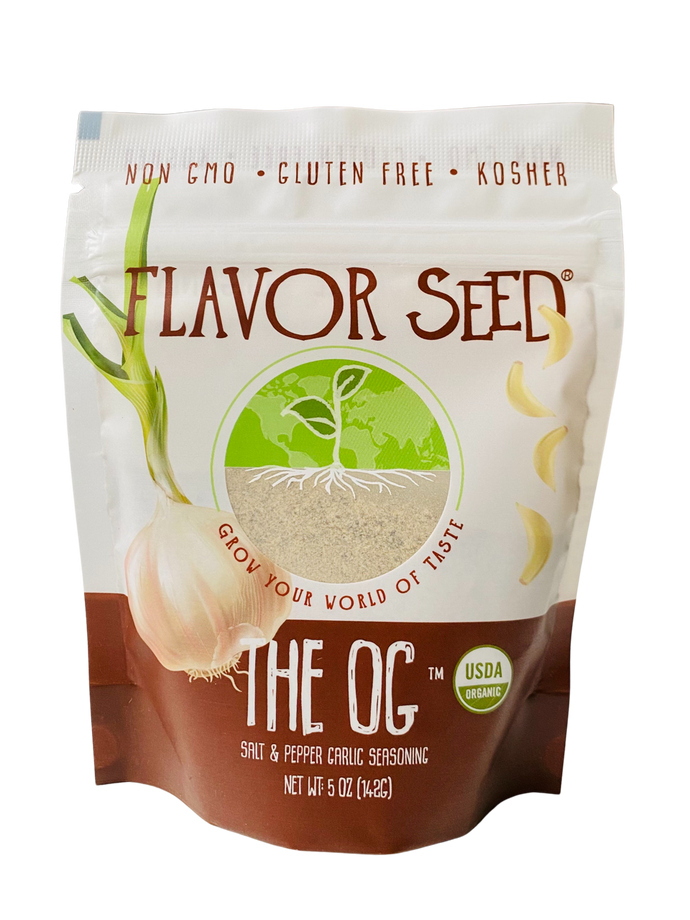 FLAVOR SEED - The OG Organic Salt Pepper Garlic Seasoning - Flavor Seed