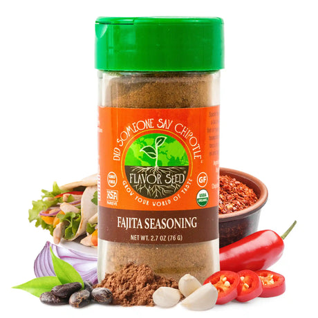 glass shaker jar of Did Someone Say Chipotle organic seasoning