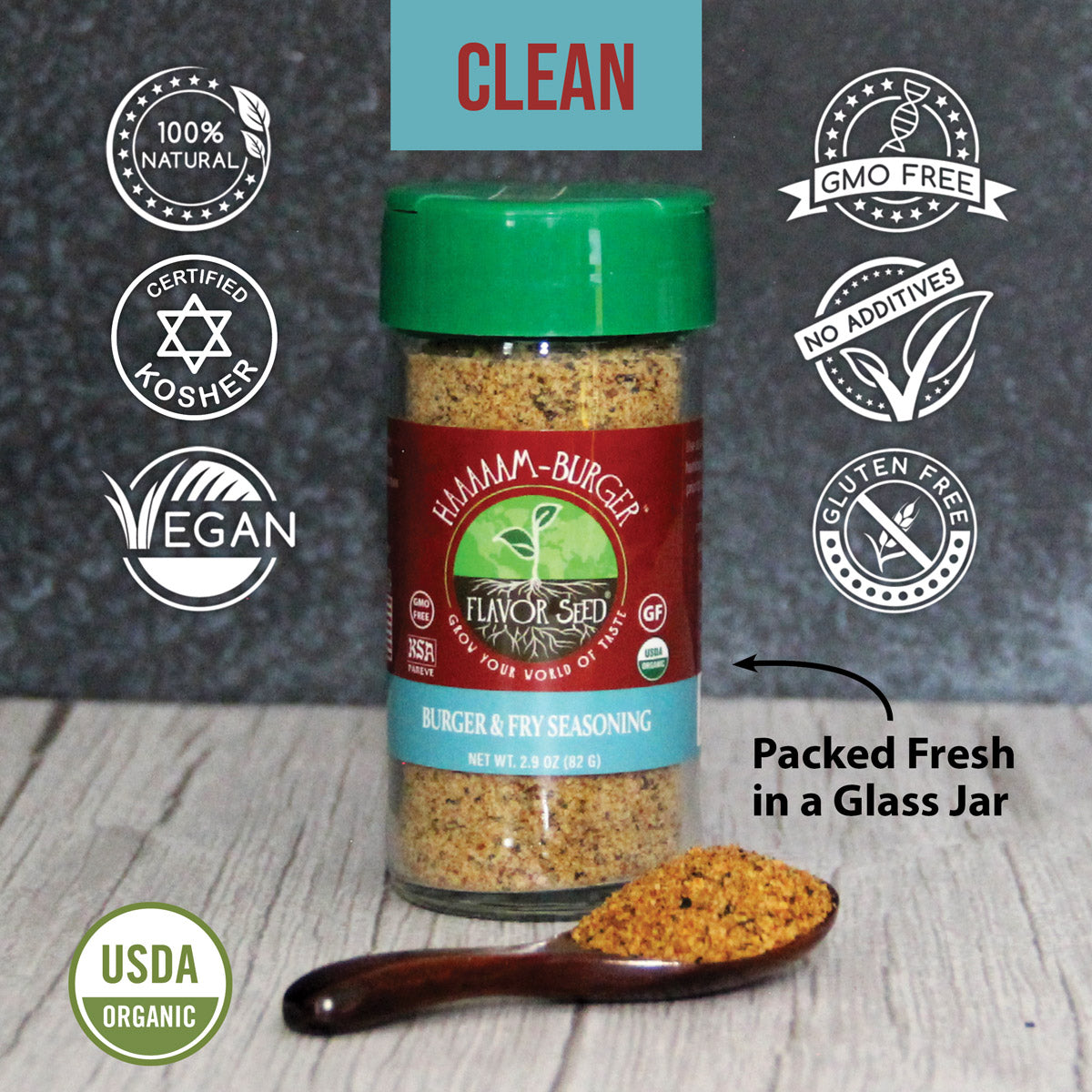HAAAAAM-Burger – Organic Hamburger & French Fry Seasoning by Flavor Seed – USDA Organic, gluten free, no MSG (photo 9)