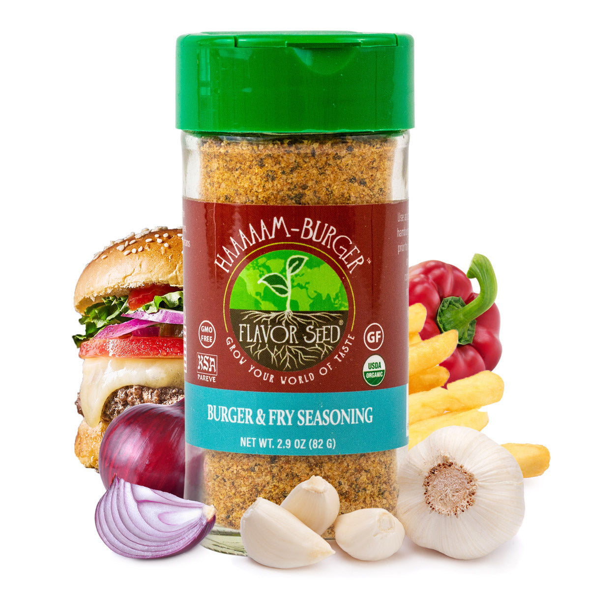 HAAAAAM-Burger – Organic Hamburger & French Fry Seasoning by Flavor Seed – USDA Organic, gluten free, no MSG (photo 8)