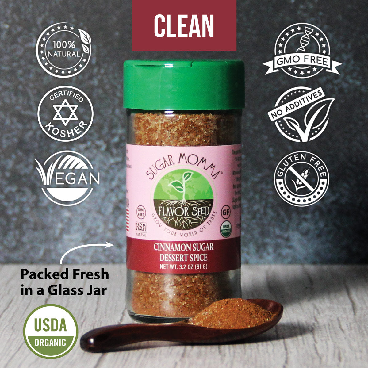 Flavor Seed Sugar Momma Dessert Spice Blend