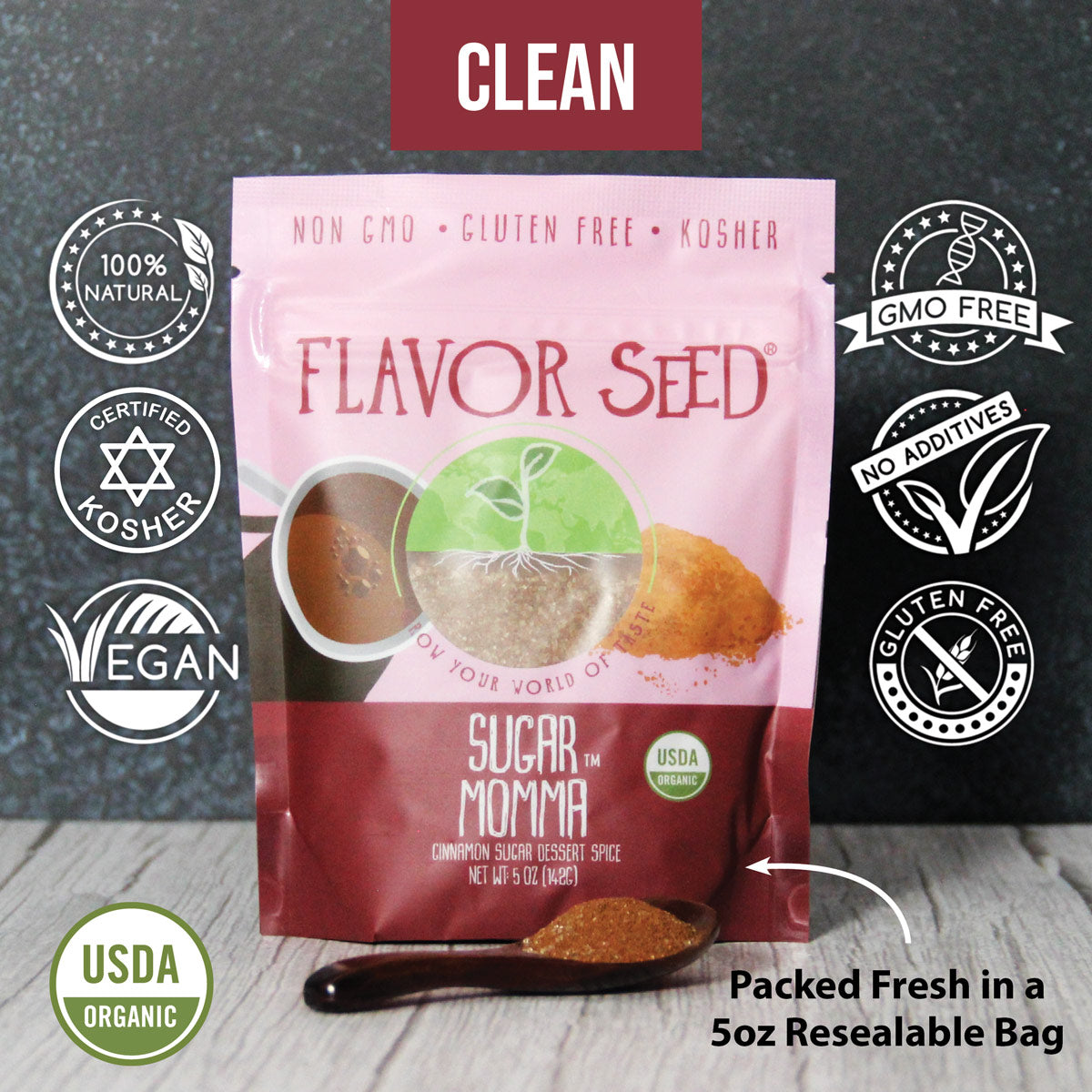 Organic Cinnamon Sugar for Coffee and Baking