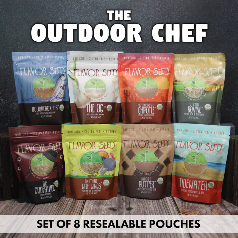 The Outdoor Chef Set – Flavor Seed organic seasoning set, photo 1