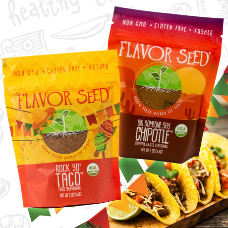 organic taco and chipotle seasoning combo