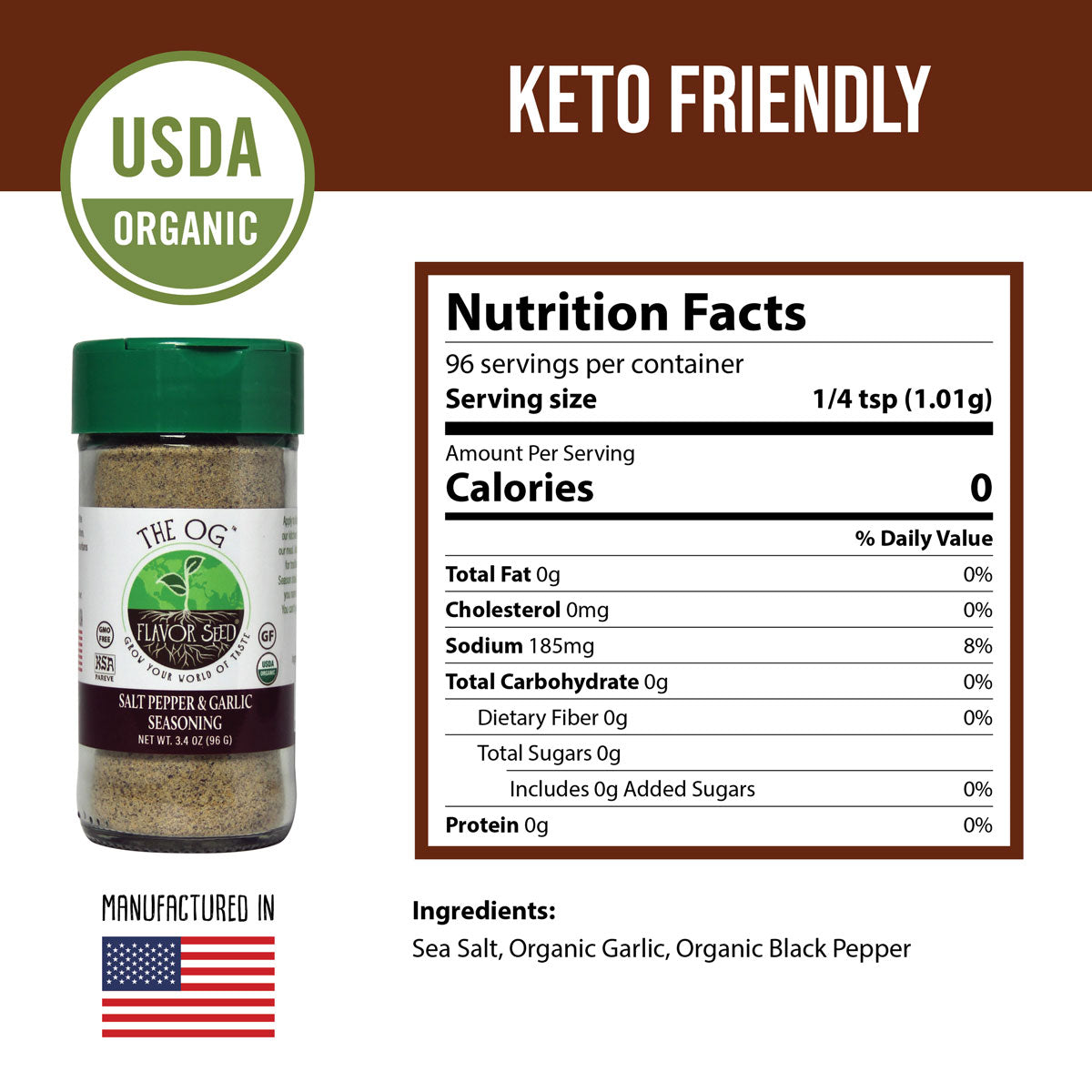 ground beef seasoning with clean ingredients and all organic