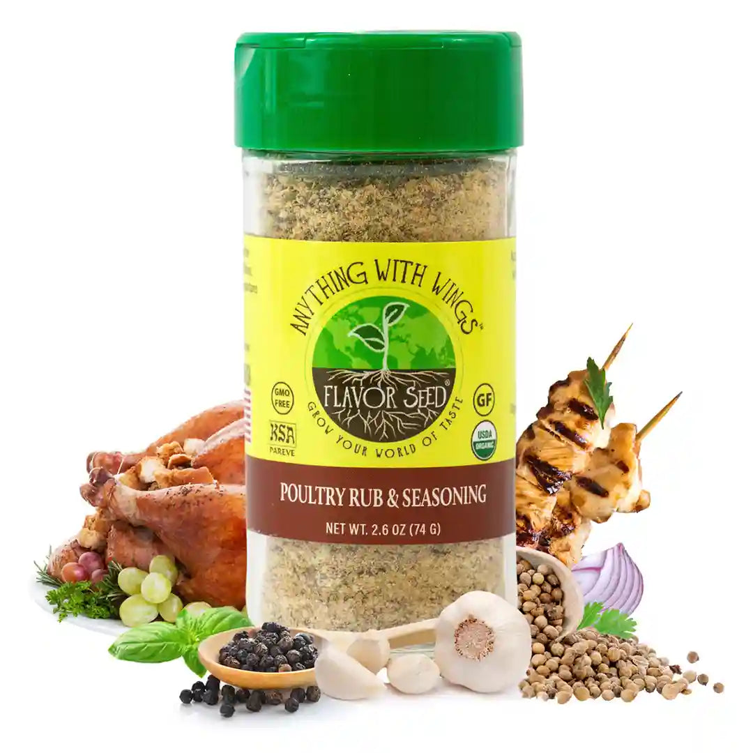 crock pot chicken thighs organic seasoning in glass jar