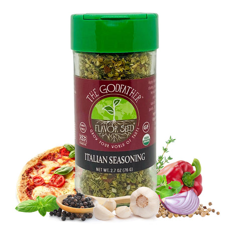 Italian seasoning blend with fresh and clean ingredients all organic and gluten free