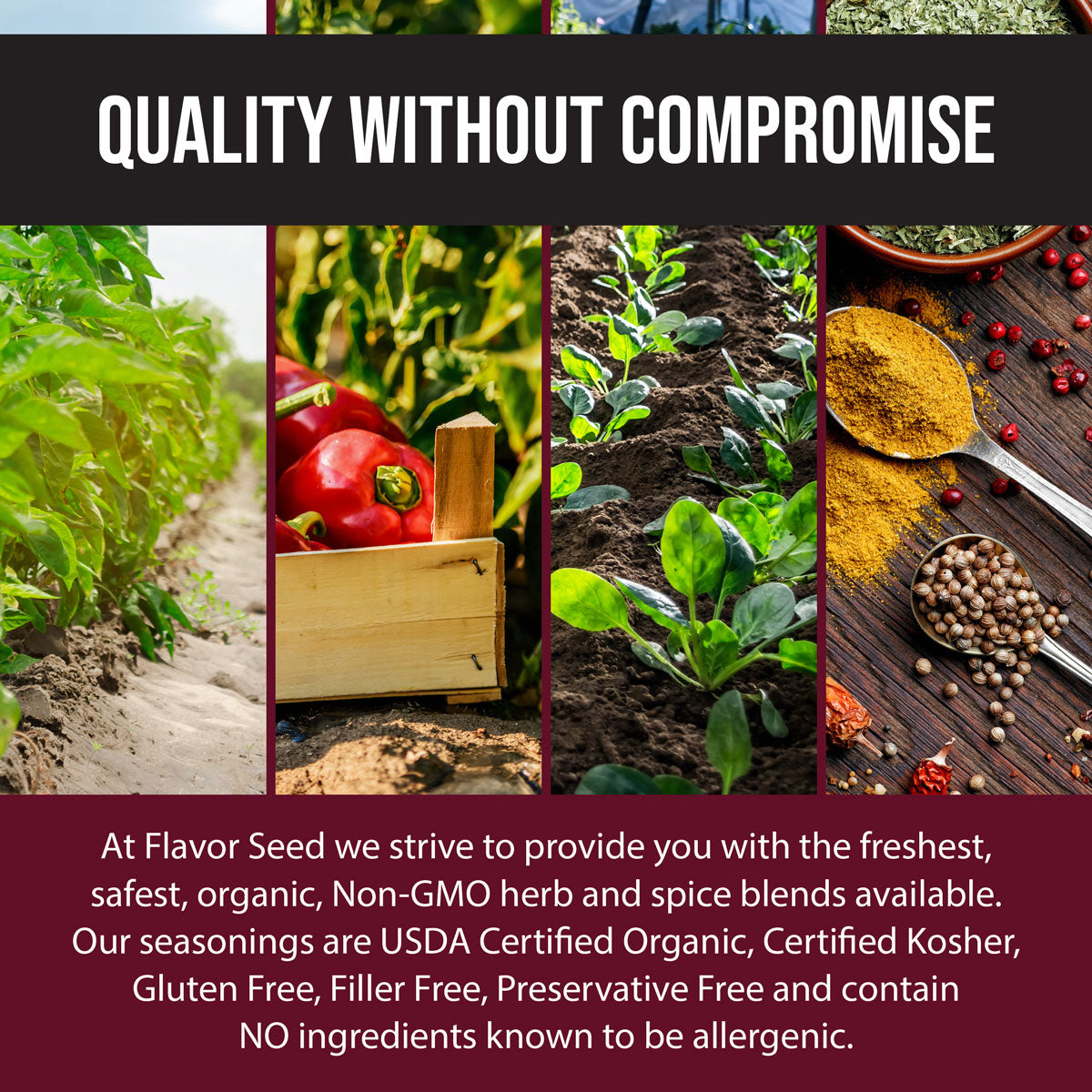organic growing of vegetables, spices and herbs without pesticides