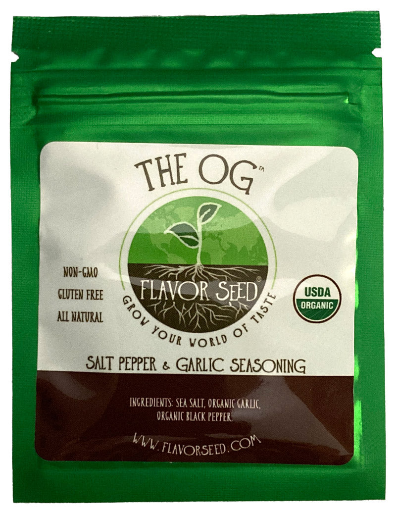 sample pack The OG organic salt pepper garlic seasoning