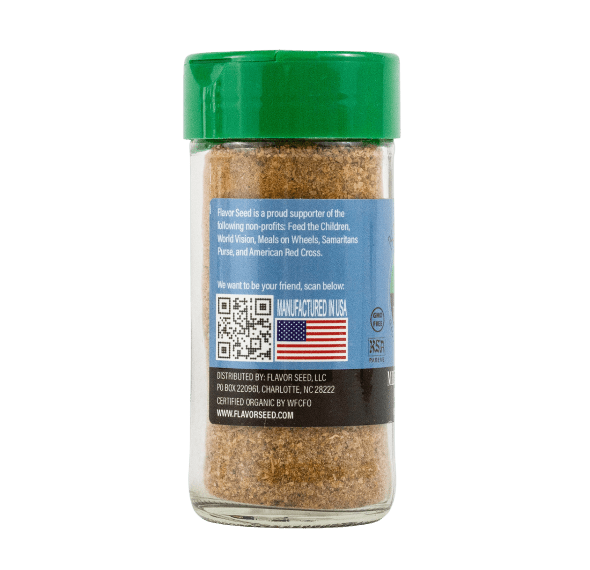 blackened fish seasoning made in North Carolina, USA