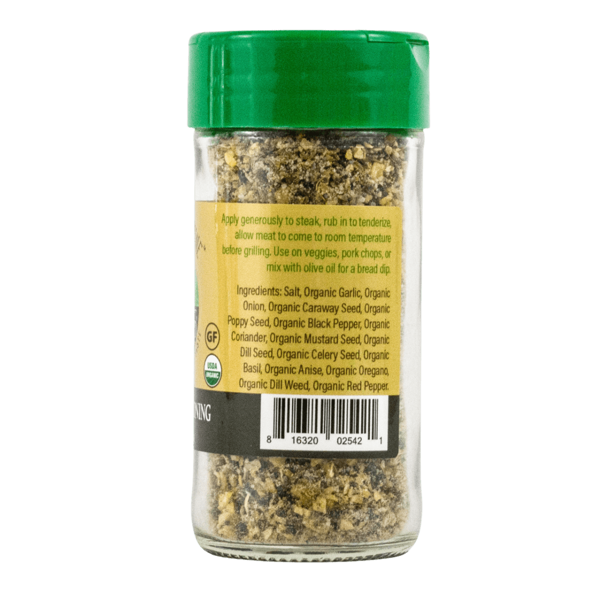 montreal steak seasoning with clean ingredients and certified organic