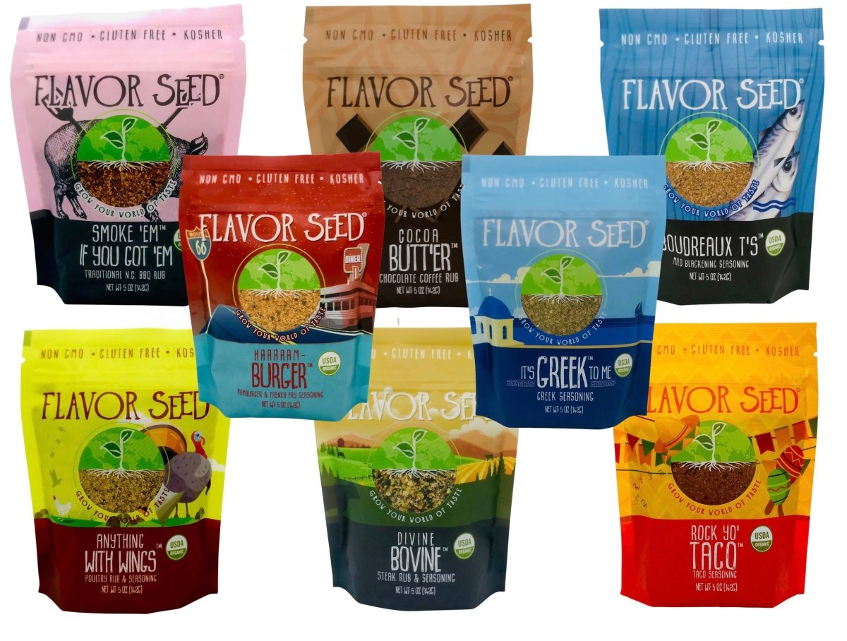 The Essentials (8 Seasoning Set) - Flavor Seed