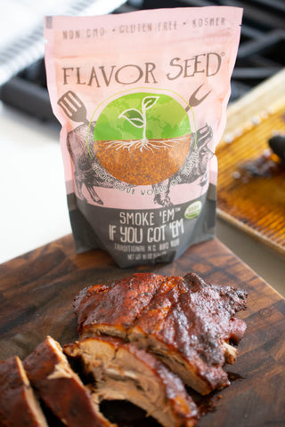 Flavor Seed's Smoke 'Em If You Got 'Em Baby Back Ribs