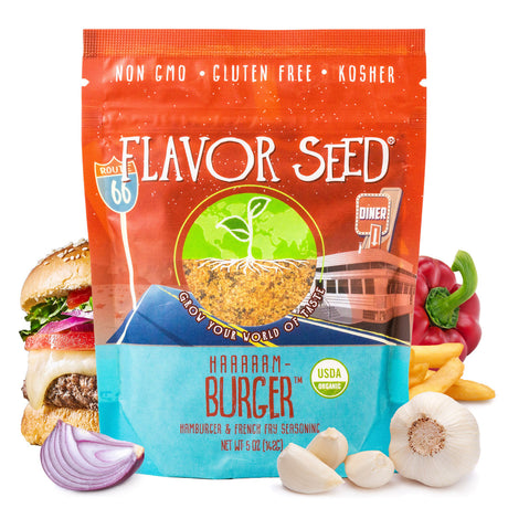 Flavor Seed HAAAAAM-Burger organic hamburger and french fry seasoning