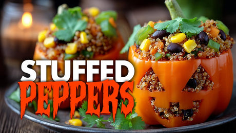 Spooky Stuffed Peppers