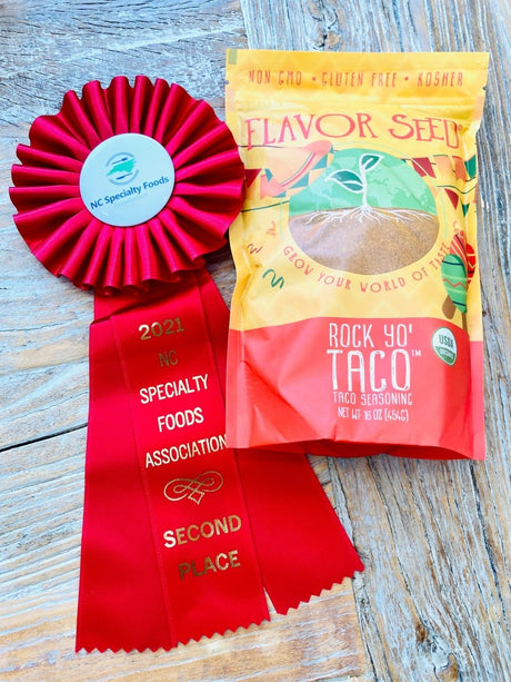 Rock Yo' Taco Wins 2nd Place Best Pantry Food Item - Flavor Seed