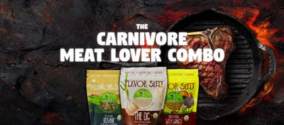 The carnivore meat lover combo of organic spices