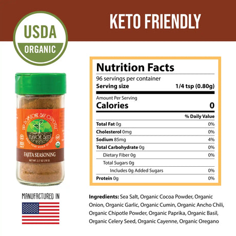 organic and clean ingredients and blended in the USA