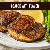 blackened seasoning for fish with clean organic ingredients, no pesticides, non-GMO