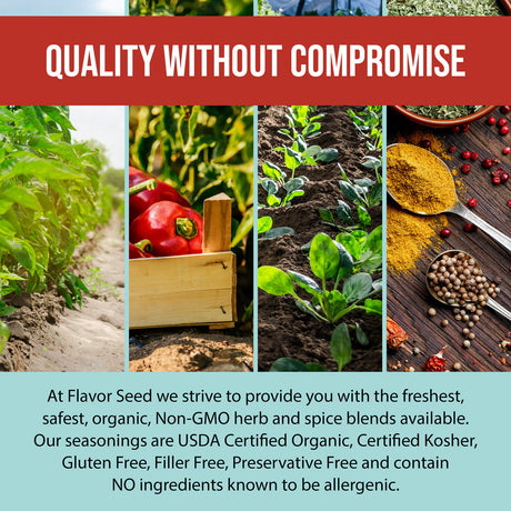 Flavor Seed provides fresh, safe and organic herb and spice blends made for the whole family