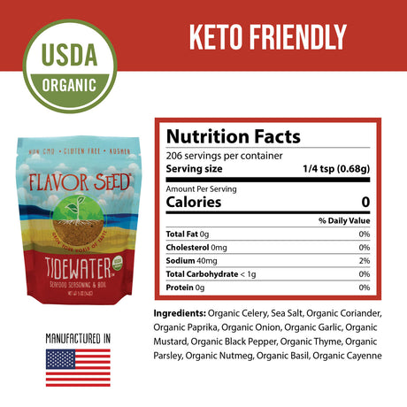 sea food boil seasoning with keto friendly clean ingredients
