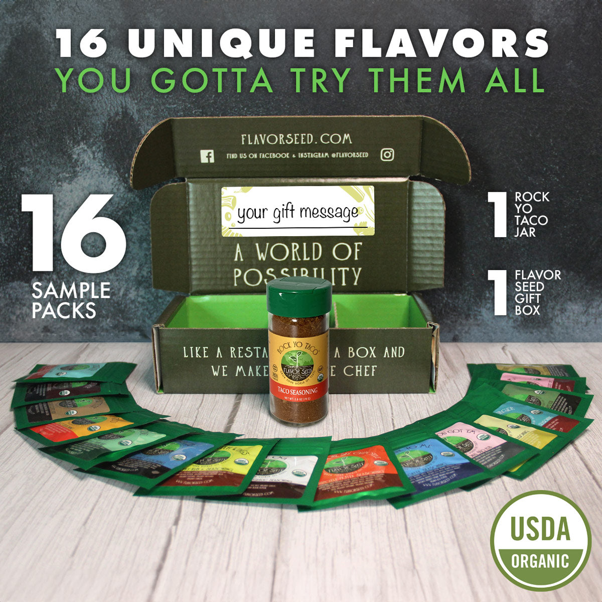 Assorted Sampler Box Sampler Gift Box – Flavor Seed