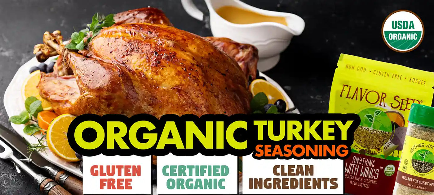 Get organic turkey seasoning on your bird this Thanksgiving