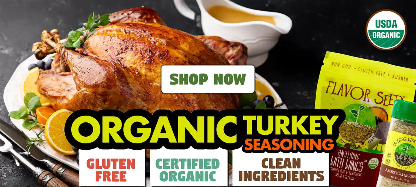 Get organic turkey seasoning on your bird this Thanksgiving