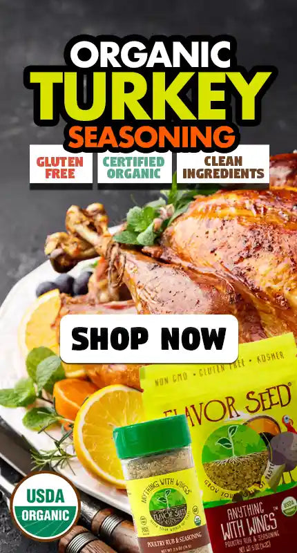 Get organic turkey seasoning on your bird this Thanksgiving