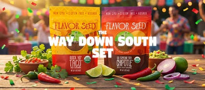organic taco and fajita seasonings in a bundle