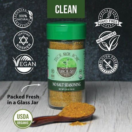 all natural gluten free no sodium seasoning jar