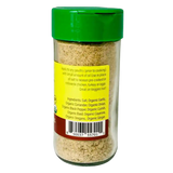 fried chicken seasoning with fresh herbs and spices in glass jar