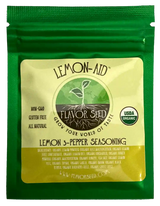 Lemon-Aid organic lemon 3-pepper seasoning sample pack