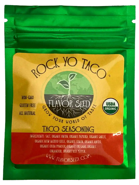 Rock Yo Taco organic taco seasoning sample pack