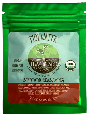 Tidewater organic seafood seasoning sample pack