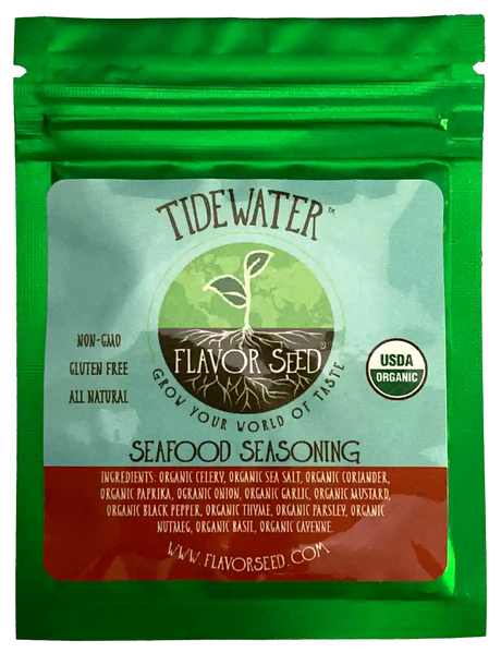 Tidewater organic seafood seasoning sample pack