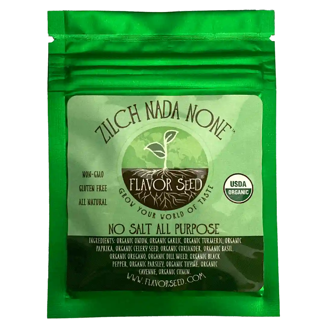 Zilch Nada None organic no salt all purpose sample pack