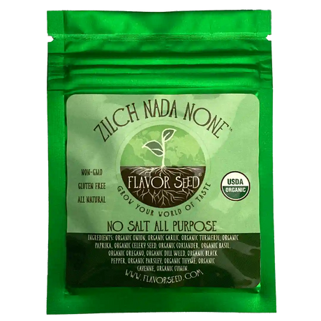 Zilch Nada None organic no salt all purpose sample pack