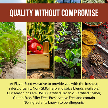 turkey seasoning from organic agriculture without pesticides and non GMO