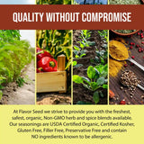 turkey seasoning from organic agriculture without pesticides and non GMO