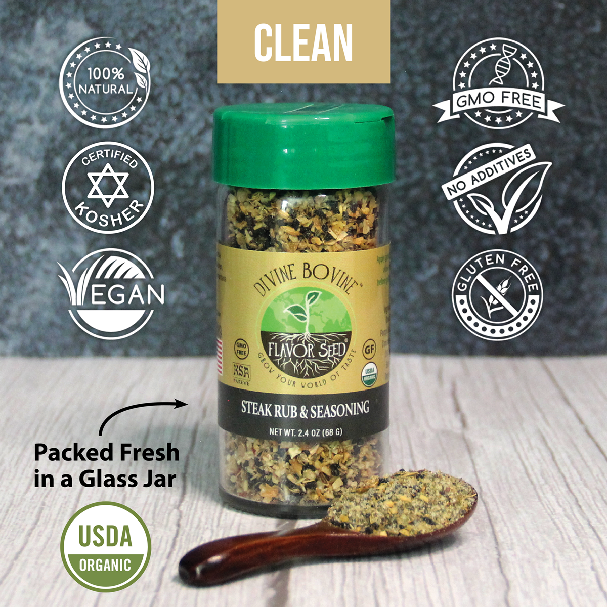 carnivore seasoning without additives or pesticides, just fresh organic & clean natural ingredients