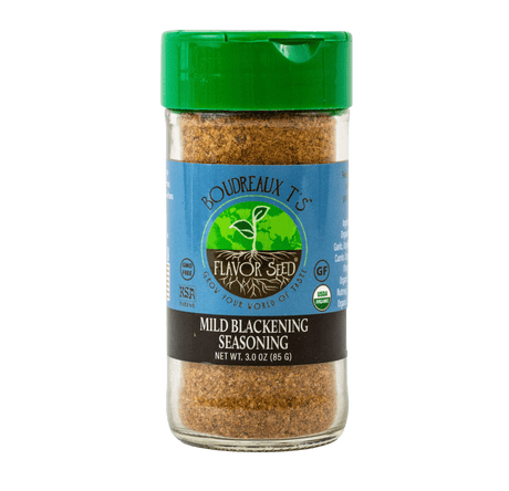 mild blackened salmon spice rub, gluten free and organic