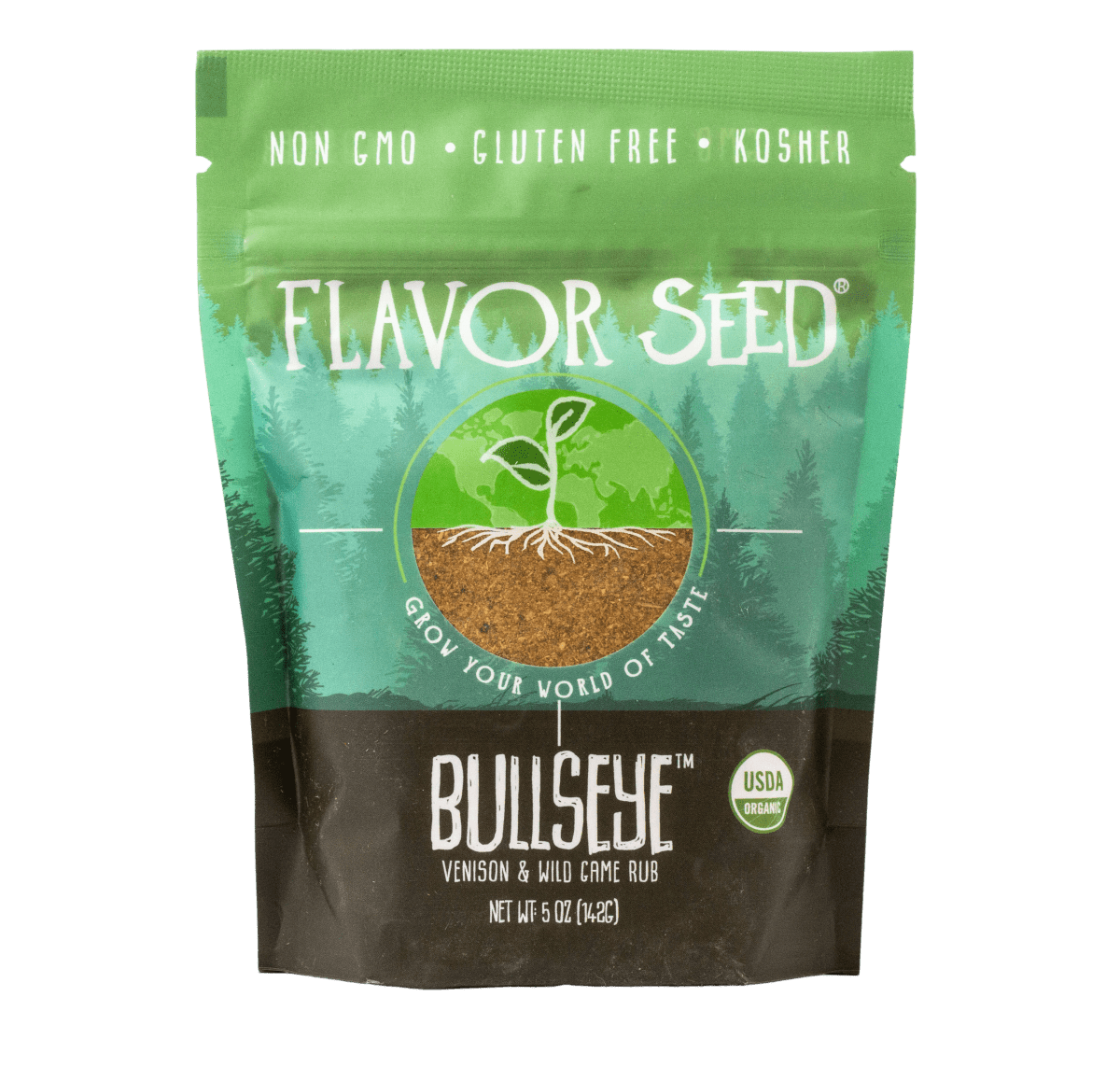FLAVOR SEED - Bullseye Organic Venison and Wild Game Rub - Flavor Seed