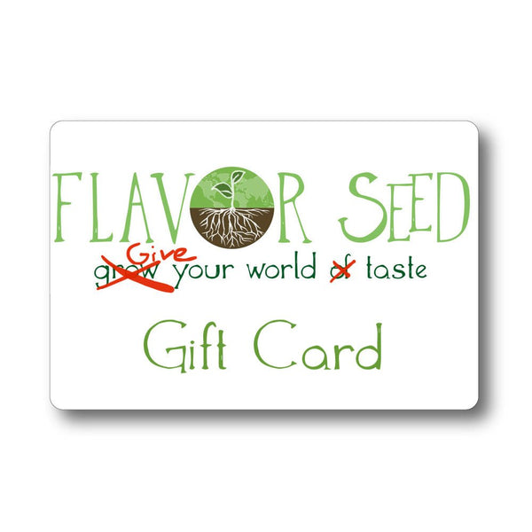Flavor Seed Gift Card