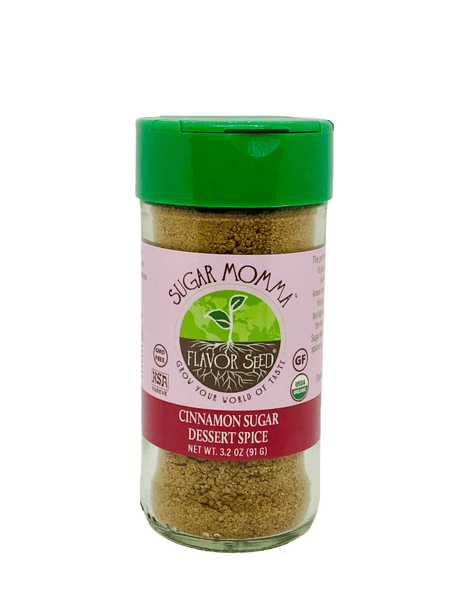 FLAVOR SEED - Sugar Momma Organic Cinnamon Sugar Dessert Seasoning - Flavor Seed