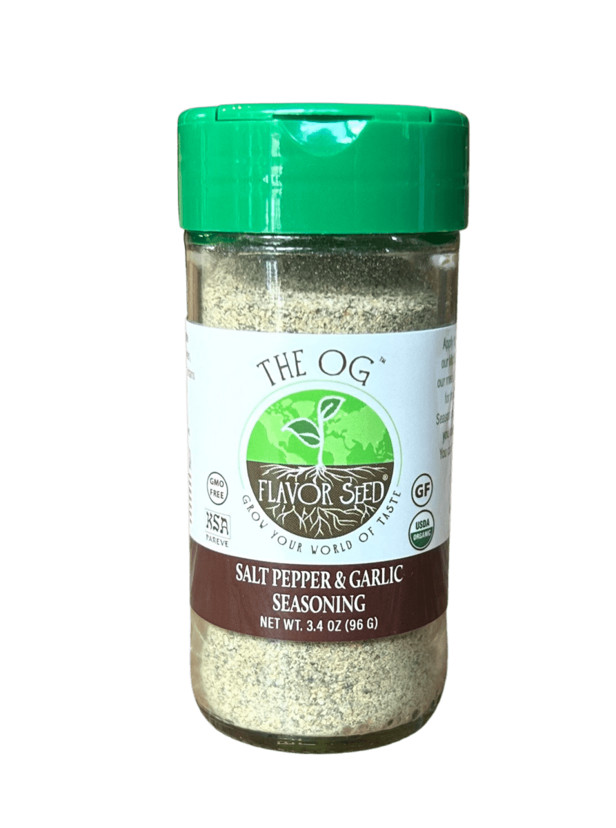 FLAVOR SEED - The OG Organic Salt Pepper Garlic Seasoning - Flavor Seed