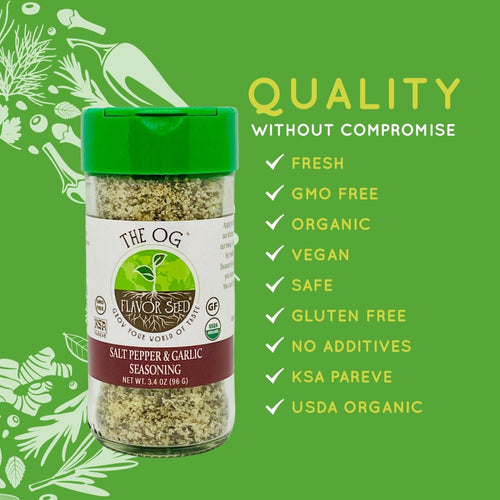 Flavor Seed - The OG Organic Salt Pepper Garlic Seasoning