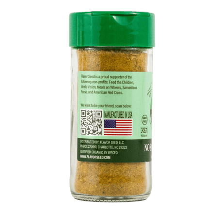 FLAVOR SEED - Zilch. Nada. None. No Salt Organic All Purpose Turmeric Seasoning - Flavor Seed
