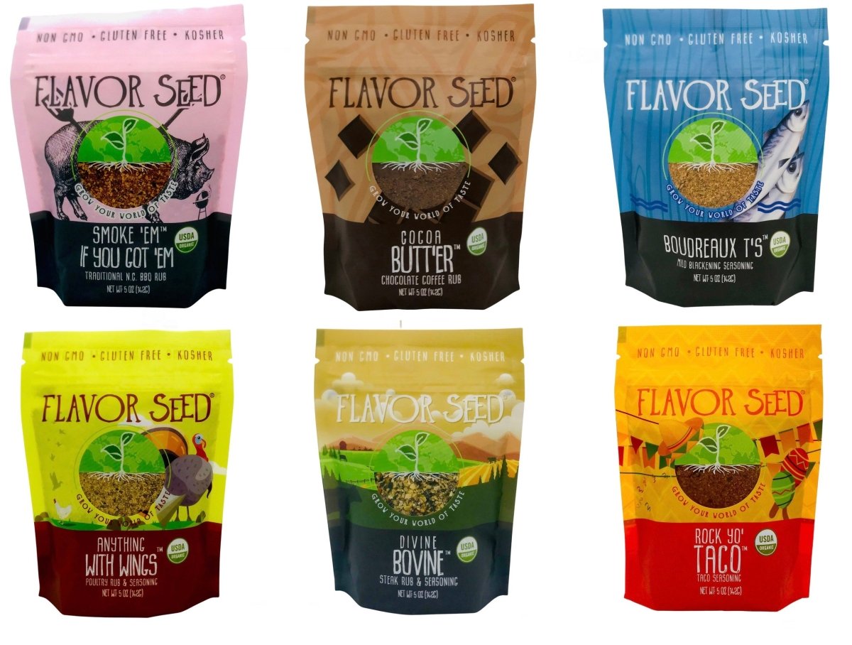 The Original Organic Variety Pack (Original 6 Seasonings) - Flavor Seed
